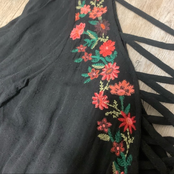 American Eagle Lace-up Bell Sleeve Romper - Picture 5 of 5